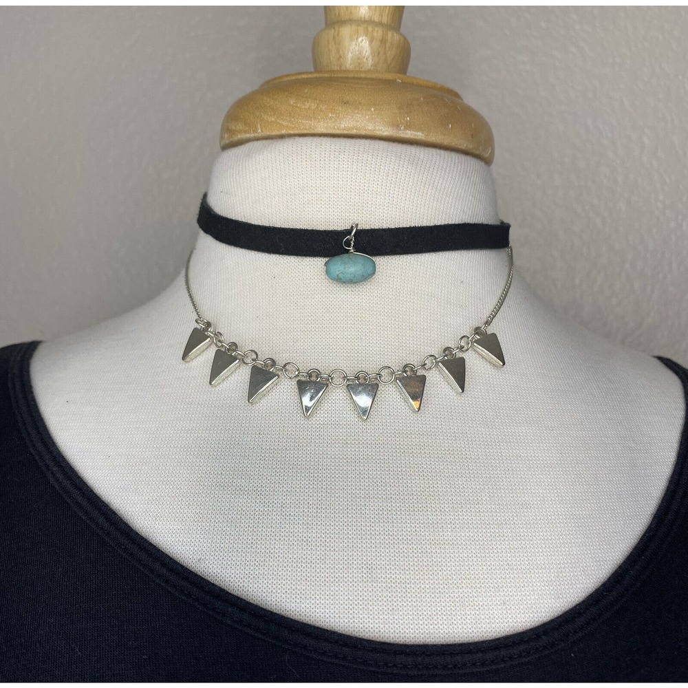 SHIRALEAH New Black Velvet Sylvana Choker Necklace Anthropologie NWT